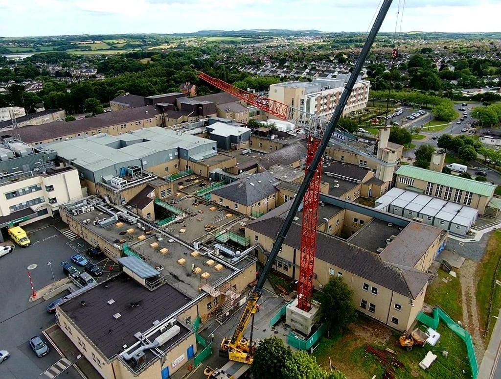 July 2021: Cardiac Cath Lab Works commence at UHW