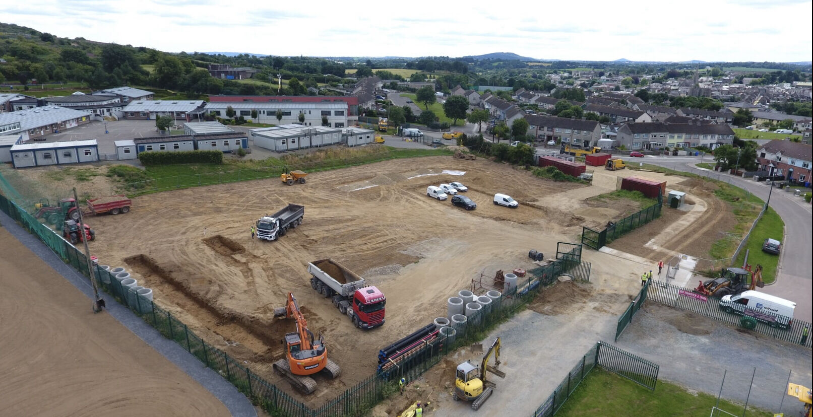July 2022: Works Underway at St Senan’s NS Enniscorthy