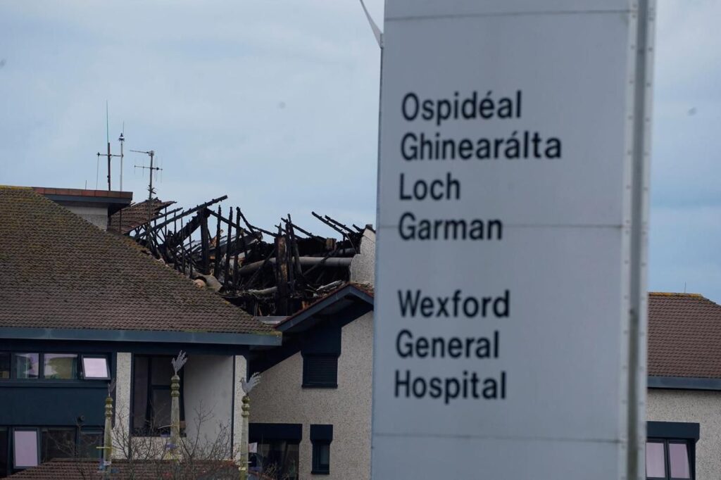 Wexford General Hospital Fire Damage Repair Works Update
